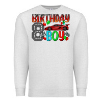 Oatmeal Heather birthday boy Premium Sweatshirt - BundleAndBundleShop