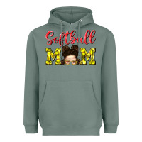 Sage Softball Mom Heavyweight Hoodie - BundleAndBundleShop