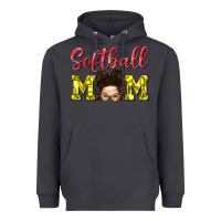 Smoke Softball Mom Heavyweight Hoodie - BundleAndBundleShop