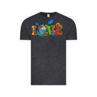 Vintage Black autism coffee cup with sunflower Vintage Tee - AdoDesignShop