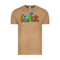 Vintage Camel autism coffee cup with sunflower Vintage Tee - AdoDesignShop