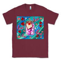 Burgundy sugar with love Classic Tee - AdoDesignShop