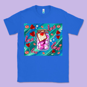 Sugar With Love Classic Tee Designed By Adodesignshop
