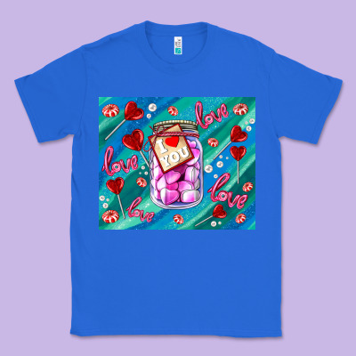 Sugar With Love Classic Tee Designed By Adodesignshop