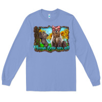 Colony Blue mama bear sees all with sunflowers Long Sleeve Tee - Artiststas