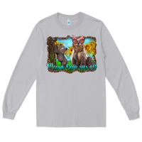Moon Dust mama bear sees all with sunflowers Long Sleeve Tee - Artiststas
