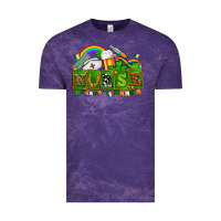 Cloud Purple st patricks nurse Vintage Tee - AdoDesignShop