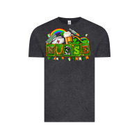 Vintage Black st patricks nurse Vintage Tee - AdoDesignShop