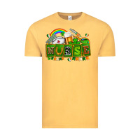 Vintage Mustard st patricks nurse Vintage Tee - AdoDesignShop