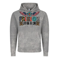 Cloud Rock freedom john Vintage Hoodie - CowhideDigitalArt
