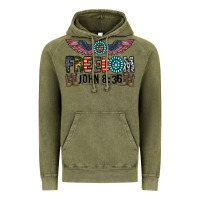Vintage Olive freedom john Vintage Hoodie - CowhideDigitalArt