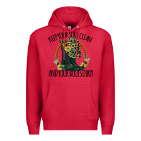 Cardinal Keep Your Soul Clean And Your Boots Dırty Cowgirl Boots Premium Hoodie - Bettercallsaul