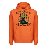 Carrot Keep Your Soul Clean And Your Boots Dırty Cowgirl Boots Premium Hoodie - Bettercallsaul