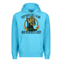 Ocean Blue Keep Your Soul Clean And Your Boots Dırty Cowgirl Boots Premium Hoodie - Bettercallsaul