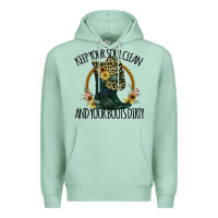 Seafoam Keep Your Soul Clean And Your Boots Dırty Cowgirl Boots Premium Hoodie - Bettercallsaul