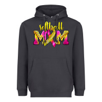 Smoke Softball Mom Breast Cancer Heavyweight Hoodie - BundleAndBundleShop