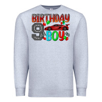 Heather Grey birthday boy Premium Sweatshirt - BundleAndBundleShop