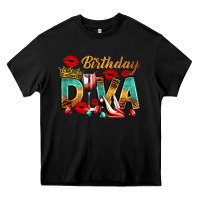 Black birthday diva Heavy Core Tee - RanaPortraitStore