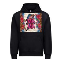 Black girl mama thunder with flowers Urban Hoodie - TumblerDesignByShophia