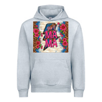 Heather Grey girl mama thunder with flowers Urban Hoodie - TumblerDesignByShophia