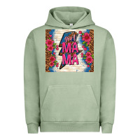 Pigment Oil Green girl mama thunder with flowers Urban Hoodie - TumblerDesignByShophia
