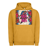 Pigment Peanut Butter girl mama thunder with flowers Urban Hoodie - TumblerDesignByShophia