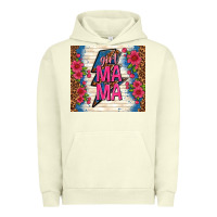 Pigment Pistachio girl mama thunder with flowers Urban Hoodie - TumblerDesignByShophia