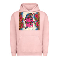 Pigment Salmon girl mama thunder with flowers Urban Hoodie - TumblerDesignByShophia