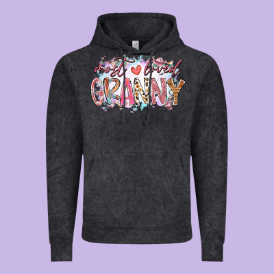 Most Loved Granny Vintage Hoodie Designed By Racoondesign