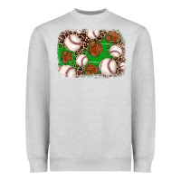 Heather Grey baseball glove background Heavyweight Sweatshirt - JahusDesignShop
