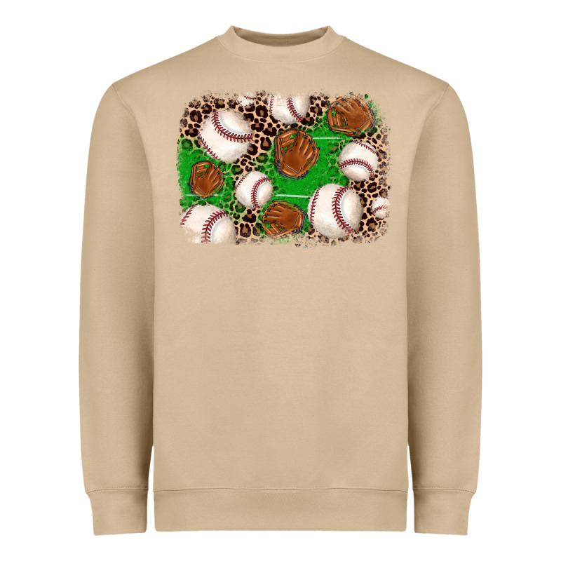 Baseball Glove Background Heavyweight Sweatshirt by JahusDesignShop | Teevron