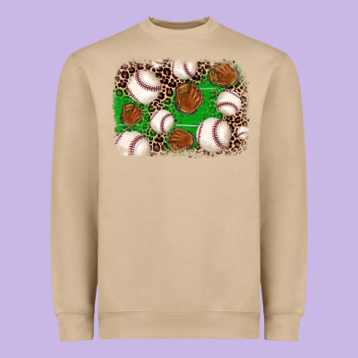 Baseball Glove Background Heavyweight Sweatshirt Designed By Jahusdesignshop