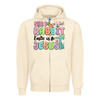 Sandshell silly rabbit easter is for jesus Zipper Hoodie - MaliasSmallBusiness