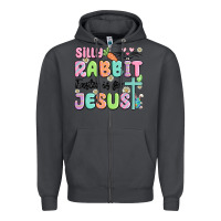 Smoke silly rabbit easter is for jesus Zipper Hoodie - MaliasSmallBusiness