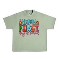 Oil Green happy first day of school Urban Heavy Tee - JahusDesignShop