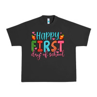 Pigment Black happy first day of school Urban Heavy Tee - JahusDesignShop