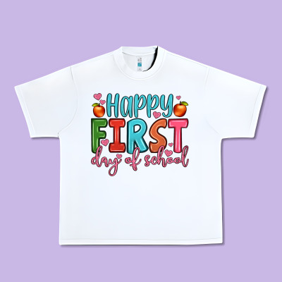 Happy First Day Of School Urban Heavy Tee Designed By Jahusdesignshop
