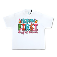 White happy first day of school Urban Heavy Tee - JahusDesignShop