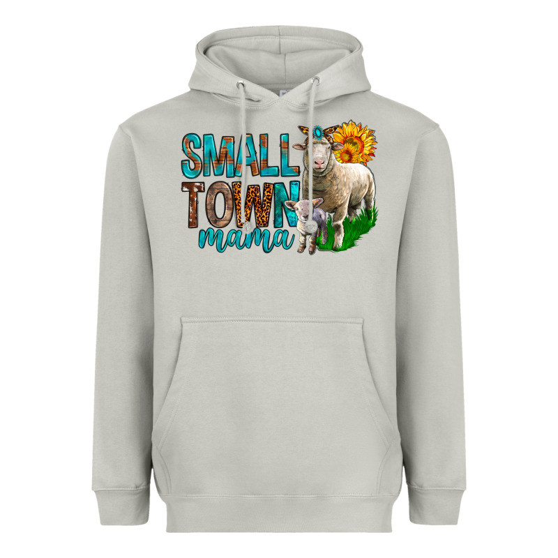 Small Town Mama With Sheeps Heavyweight Hoodie by BundleAndBundleShop | Teevron