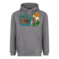 Storm Small Town Mama With Sheeps Heavyweight Hoodie - BundleAndBundleShop