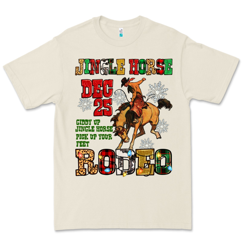 Jingle Horse Dec 25 Giddy Jingle Horse Pick Up Fee Premium Tee by Zillion Design Studio | Teevron