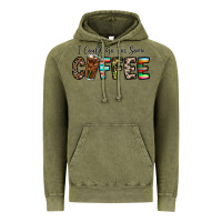 Vintage Olive i could go for some coffee Vintage Hoodie - CowhideDigitalArt