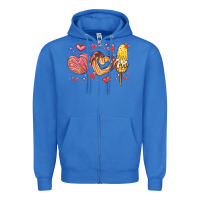 True Royal valentines day mexican food Zipper Hoodie - MaliasSmallBusiness