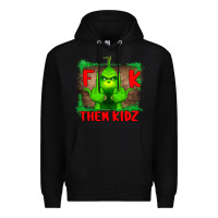 Black Fuck Them Kids Grinch Premium Hoodie - Bettercallsaul