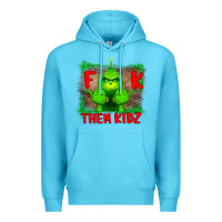 Ocean Blue Fuck Them Kids Grinch Premium Hoodie - Bettercallsaul
