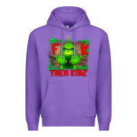 Purple Fuck Them Kids Grinch Premium Hoodie - Bettercallsaul