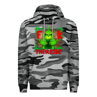 Slate Camo Fuck Them Kids Grinch Premium Hoodie - Bettercallsaul