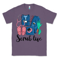 Lavender Scrub Life Nurse Classic Tee - LillyAllenDesigns