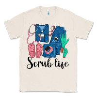 Natural Scrub Life Nurse Classic Tee - LillyAllenDesigns