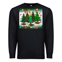Black christmas trees tumbler Premium Sweatshirt - BundleAndBundleShop